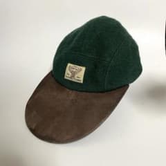 アメリカ製 90s POLO SPORTSMAN ロングビルキャップ レザー