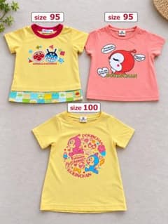 アンパンマン ドキンちゃん コキンちゃん Tシャツ 3枚セットのサムネイル
