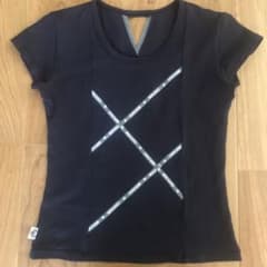 ミカランセ　ミカノ　MIKARANCE MIKANO 黒色　トップス　Tシャツのサムネイル