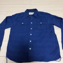 SAMURAI JEANS 藍刺し子ワークシャツ 長袖 SSS20-01 SAMURAI JEANS 藍刺し子ワークシャツ 長袖 SSS20-01 - メルカリ