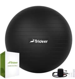 バランスボール　Trideer 55cm ブラックのサムネイル