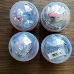 値下げ中、トーマスガチャガチャレベッカトーマスシルバージェームス駅舎　4個セットのサムネイル