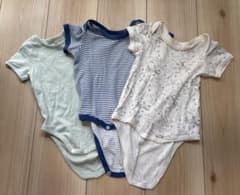ベビー肌着 ロンパース 3枚セット 70cm