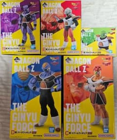 一番くじ ドラゴンボール ギニュー特戦隊来襲　未開封5体セットのサムネイル