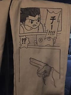 dickies874 ペイントパンツ  ペイントデニムパンツのサムネイル