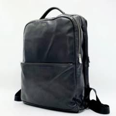 希少 PORTER クラーク オールレザー バックパック ブラック メンズ 