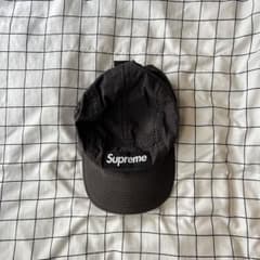 USA製 Supreme Perforated Camp Cap Black