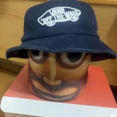 VANS コーデュロイ バケットハット ネイビーのサムネイル