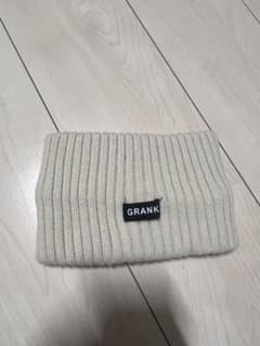 GRANK リブ編みニットヘアバンドクリーム色のサムネイル
