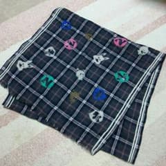 ネネット チェック柄ショールのサムネイル