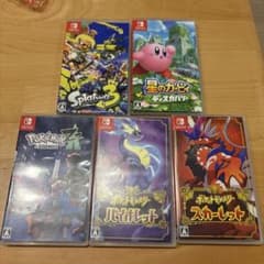 Nintendo Switch ソフト 5本セットのサムネイル