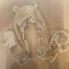 ♡りね様専用♡ ディズニー くまのプーさん ファンキャップ マフラーのサムネイル