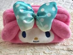 もこもこ　マイメロディ ポーチ ピンクのサムネイル