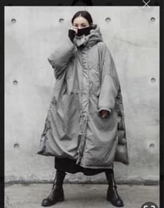 フード付き中綿ロングコートのサムネイル