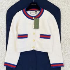 りんごのほっぺ様【タグ付き新品】GUCCI シェリーライン カーディガン りんごのほっぺ様【タグ付き新品】GUCCI シェリーライン