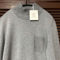 ペゼリコ　グレーハイネックニットワンピース　40 ペセリコグレー ハイネック ニットワンピース40