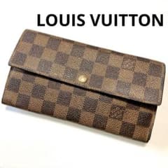 傷少なめ】Louis Vuitton ダミエ ポルトフォイユ・サラ 長財布 - メルカリ