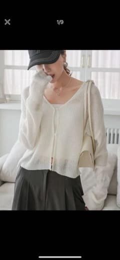 SHEIN DAZY ボタンフロント ドロップショルダー カーディガンのサムネイル
