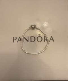 PANDORA 판도라 팔찌 하트 Family 18cm
