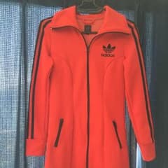 値下げ‼︎‼︎☆adidas ジャージワンピース（赤）送料込み‼︎☆のサムネイル
