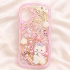 【即購入可】ハンドメイド　iPhone17 ケース　デコケース　地雷系　甘ロリ