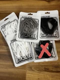 伸縮靴紐4本セットのサムネイル