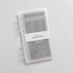 早い者勝ち 韓国 貯金 バインダー カバー リフィル 週予算 シンプル