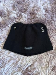 BLACKPURPLE ニット帽 ビーニー ブラックのサムネイル