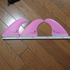 RAPTOR RCGAFUL ピンク サーフボードフィン 3枚セット - メルカリ