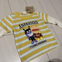 アンパンマン ストライプ ロングTシャツ 80のサムネイル