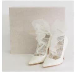 JIMMY CHOO チュールパンプス ハイヒールのサムネイル