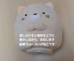 스미코구라시 고양이 봉제인형(수다를 흉내 줍니다)