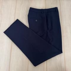 【新品】UNIQLO 感動スリムパンツ ネイビーのサムネイル