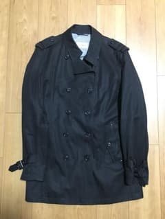((zenpapa様専用))メンズトレンチコート ブラックのサムネイル