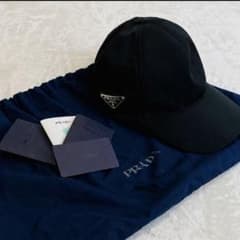 新品未使用✨プラダ Re-Nylon 三角ロゴ キャップ Lブラック付属品完備