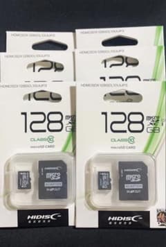 ぐ*マ様 HIDISC 128GB microSDXC 6枚セットまとめ売りのサムネイル