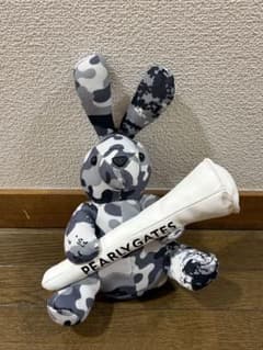 送料込】パーリーゲイツ カモ柄 ぬいぐるみボールポーチ うさぎ - メルカリ