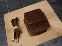 本革　ウエストバッグ　ヒップバッグ　レッグバッグ　バイク　レザー小物入れのサムネイル