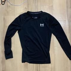 UNDER ARMOUR HEATGEAR 長袖シャツ M ブラックのサムネイル