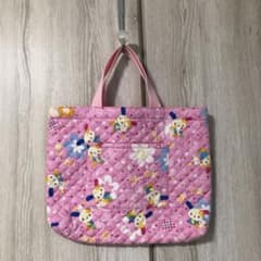 ハンドメイドレッスンバッグ　手提げバッグ　女の子のサムネイル