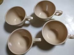 やや使用感有り！PROLONコーヒーカップ4個セットのサムネイル