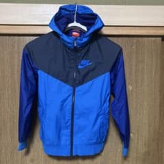 NIKE キッズ ウィンドブレーカー ブルー Mサイズのサムネイル