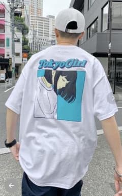 W.W.G. 東京ガール　TOKYO GIRL カラーフレームビッグTEEのサムネイル