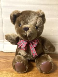 80年代 ビンテージ 熊 クマ ベアー ぬいぐるみ 28cm レトロ 当時物