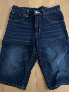 EDWIN キッズ デニム ハーフパンツ 160のサムネイル