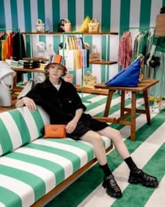 PRADA Tropico XL バケットハット ストライプ - メルカリ