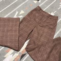 GU チェック ワイドパンツのサムネイル