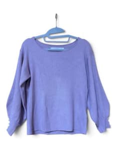 tocco closet リブニット　長袖　ピンク　袖口パール調ボタン　Mのサムネイル