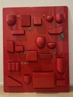 Uten Silo Vitra ウーテンシロ1 レッド 壁掛け 収納 - メルカリ