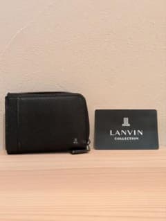 【美品】LANVIN COLLECTION 小銭入れ　コインケース ブラックのサムネイル